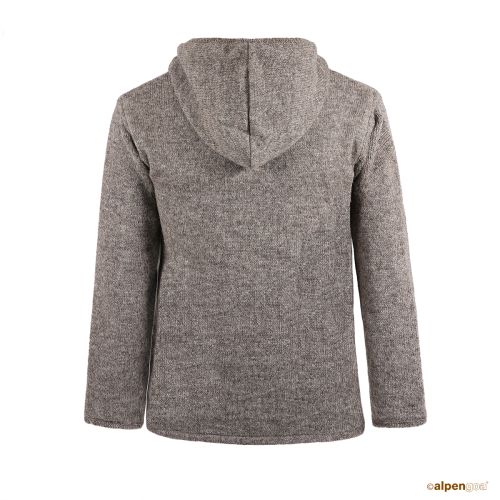 Wolljacke Modell Jomax Naturbraun Rückseite